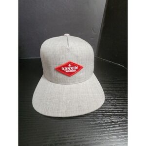 Gray BRNXTN TRDMK Diamond Patch Flat Bill Snapback‎ Baseball Hat